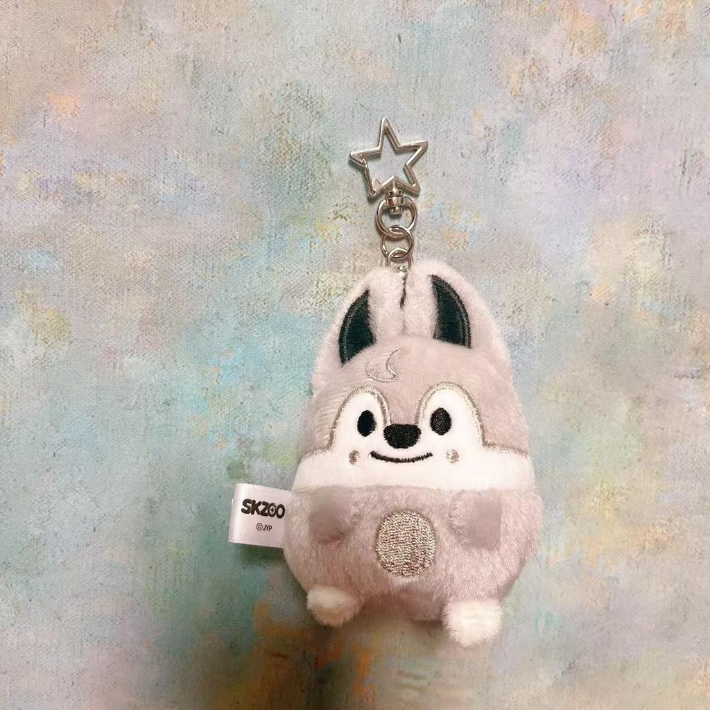8pcs Straykids Plush Egg Keychain Rabbit Fur Mini Plush toy Han Pendant Keychain Fans Gift Animals Stuffed Plushie Doll