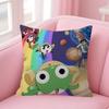 Funny Cartoon K-Keroro Gunsou Frog Cushion Cover Pillow Cover Decor Pillowcase Printed Cushion Case For Couch