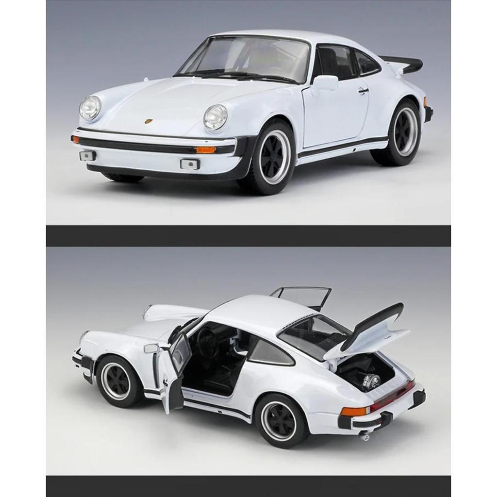 WELLY 1/24 1971 Porsche 911 Turbo 3.0 Alloy Sports Car Model Diecasts Metal Classic Vehicles Car Model High Simulation Kids Gift