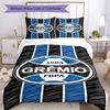 Grêmio FBPA Printed Pattern Duvet Cover Set – Includes 1 Duvet Cover and 2 Matching Pillowcases Bedroom Decor Christmas Gifts
