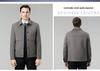 Men's 2025 Thickened Wool Business Casual Jacket with Detachable Down Liner