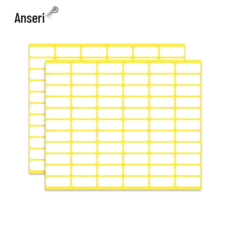 Anserui Blank Self-Adhesive Label Stickers