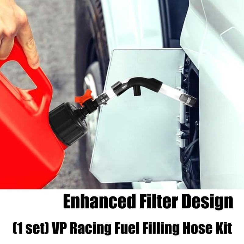 Spill Resistant ABS Fuel Filling Hose Set Smooth Flow Safe Design For VP Tanks And Motorcycles Dirt Bike Quick Refueling