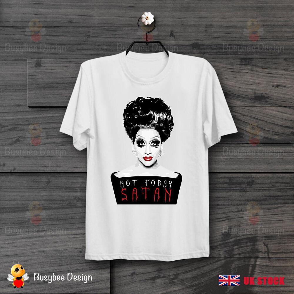 Ne dnes Satane Bianca Del Rio Pride LGBT Rupauk Drag Retro Unisex Tričko B21