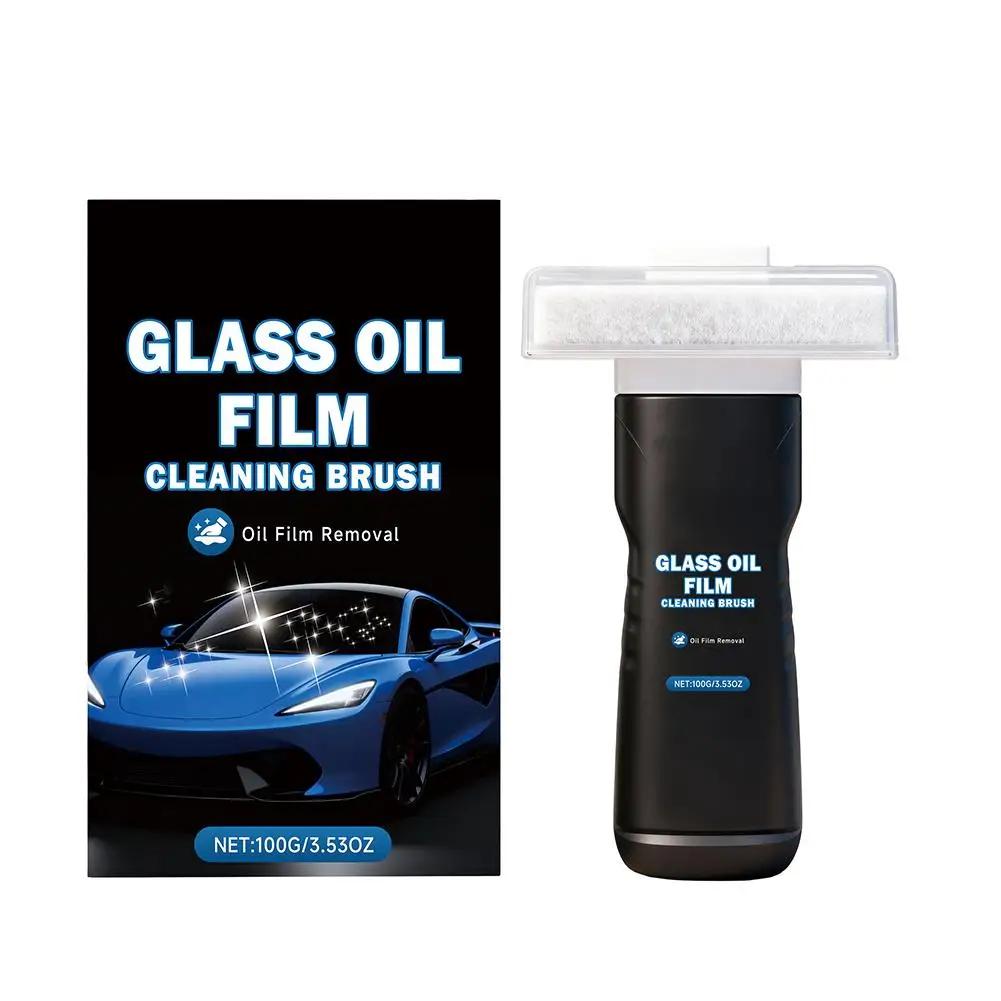 

1-Piece Car Window Oil Film Brush Windshield Oil Film Cleaner For Clear Vision Oil Film Removal Brush Car Glass Oil Film Cl Y9H8 Paint Cleaner