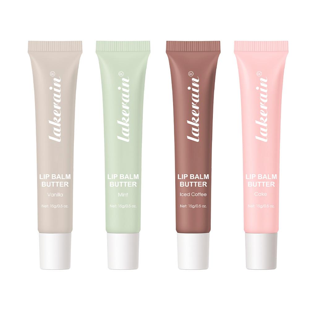 4 Kinds of Lip Balm Deep Moisturizing Lip Glaze Smoothing Lip Lines Long-Lasting Nourishment Daily Lip Care Lip Balm