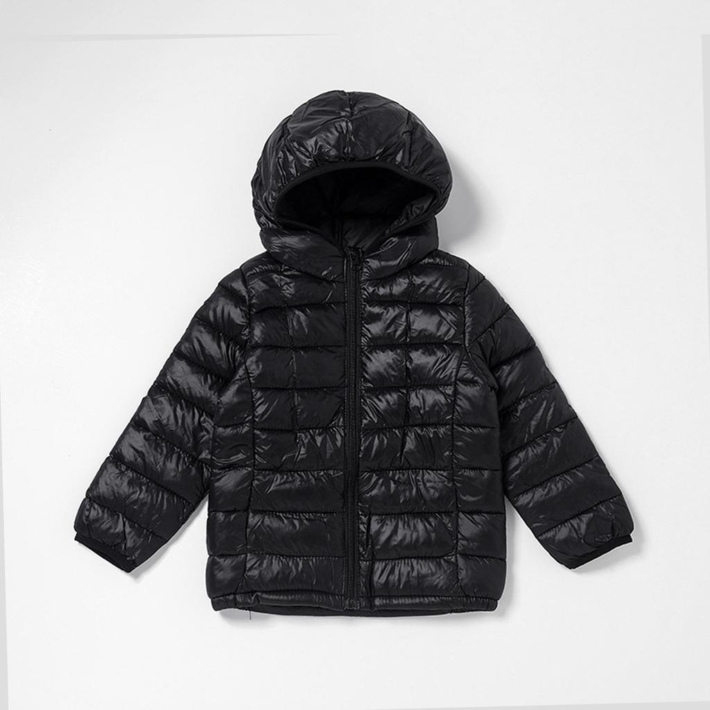 Trendig dunjacka med huva för barn