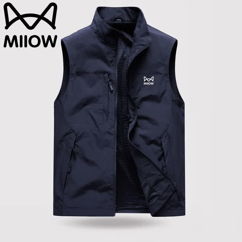 

MiiOW Men s Multi-Pocket Outdoor Vest M