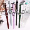 Trendy Square Dial Quartz Women's Watch - Fashionable and Versatile