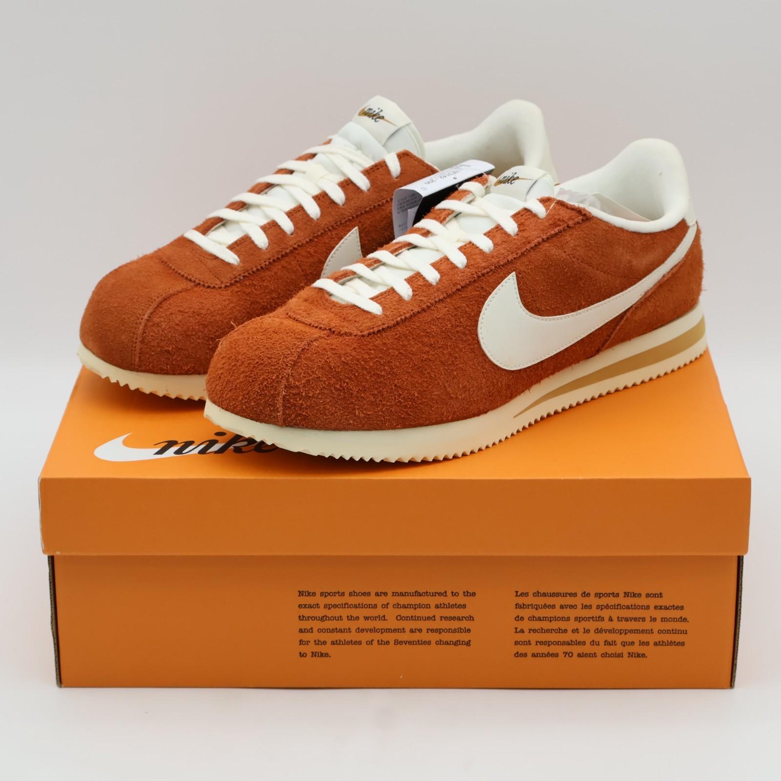 HF3142-200 Nike Cortez SE Suede Dark Russet Flax Muslin Sail (Men s) 10