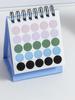Small Desktop Calendar 2025 Mini simple small desk calendar Double-Sided Standing Flipping Calendar Desktop Decoration