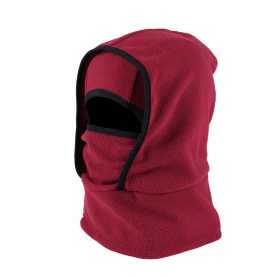Skiing Headgear Outdoor Winter Warm Hat 3-in-1 Integrated Thermal Hood Scarf Face Guard Sports Running Hat
