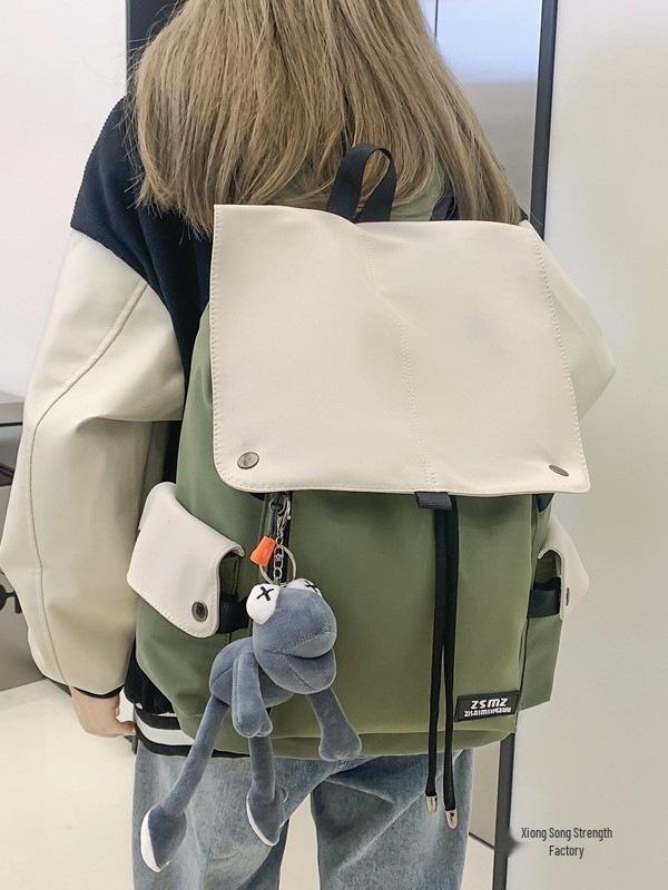 Men's College Backpack, 16-Inch Large Capacity, Casual Travel Laptop Bag