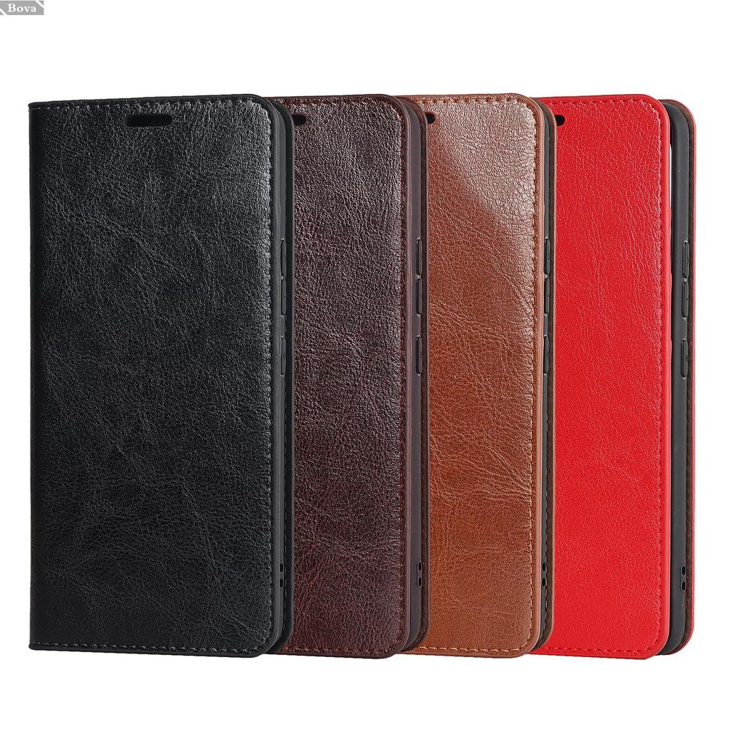 Deluxe Wallet Genuine Leather Case for Samsung Galaxy A53 A52 A52s 5G A51 A50 A50s Flip Cover Bags Capa Fundas Coque Business
