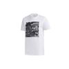 T Shirts Men's White Crew Neck Moderate Straight Fit FM6102