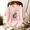 Women Alice In Wonderland If I Had A World of My Own Graphic TShirt Book Lover Vintage Literature Quote Cottagecore Casual Tops