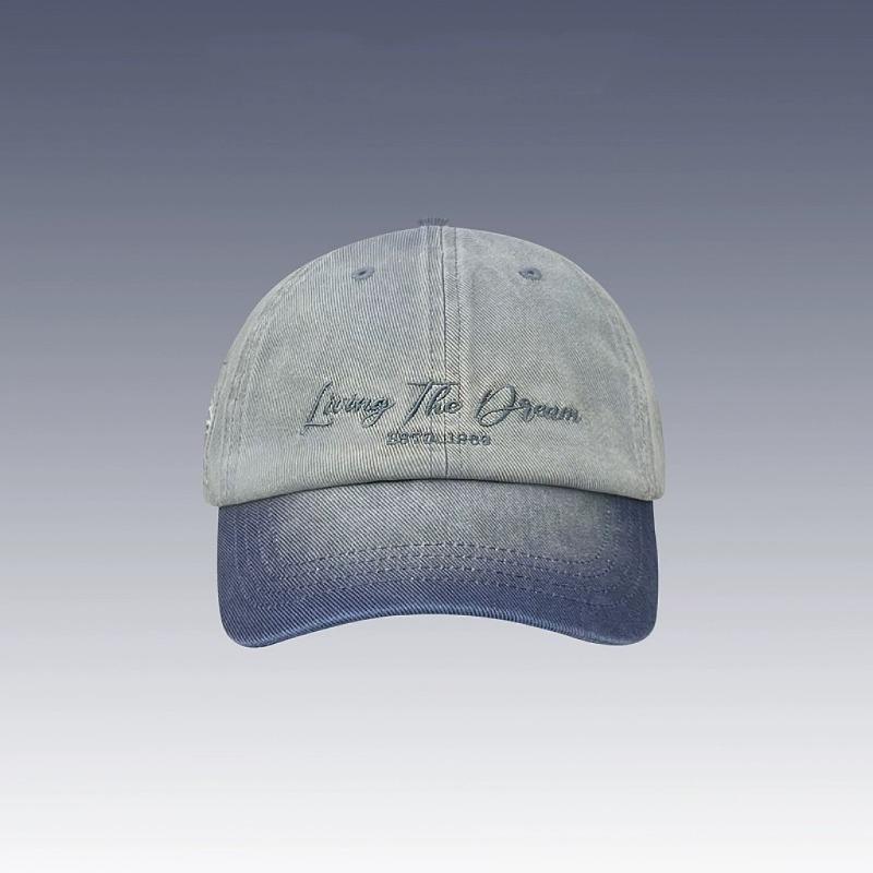 Gradually Change Color Cap Children Show Face Small Couple Casual Versatile Soft Top Embroidery Shade Baseball Cap