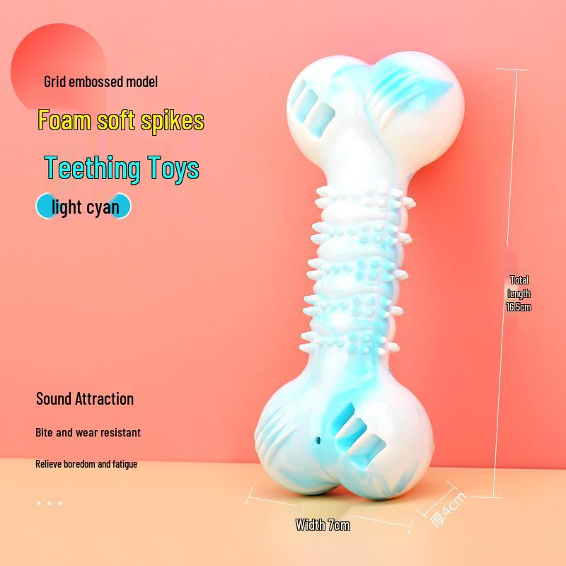 Bite-Resistant Sounding Bone Dog Toy for Small Dogs and Puppies