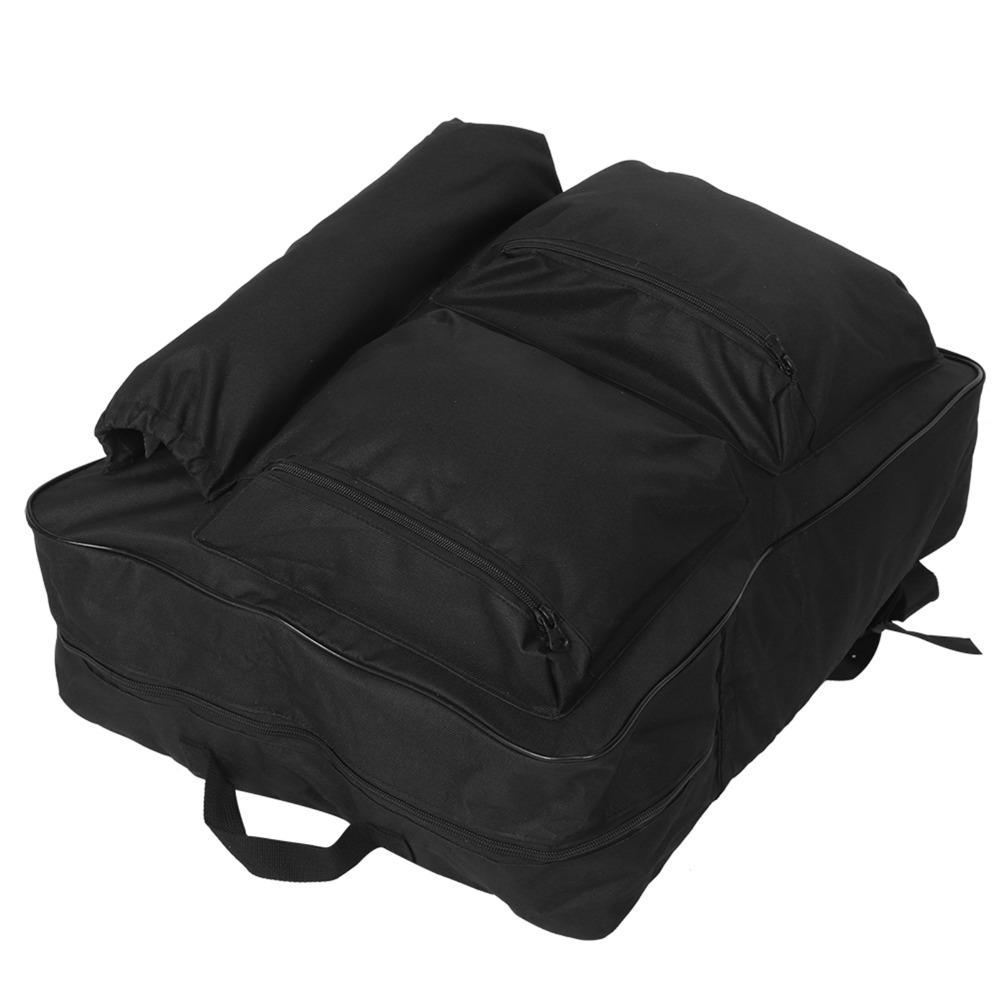 Large Capacity Wheelchair Storage Bag Black Color Waterproof Hanging Bag  For Wheelchair Users