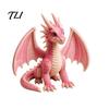Creative Gifts for Craft Enthusiasts Flying Dragon Patchwork DIY Kit Collection, Handmade Animal Sewing Kit, Relaxing Crafting Kits Home Art