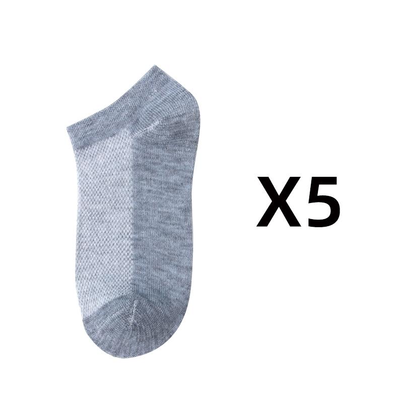 5/10Pairs Women Socks Breathable Sports Socks Solid Color Boat Socks Comfortable Soft Cotton Unisex Ankle Socks
