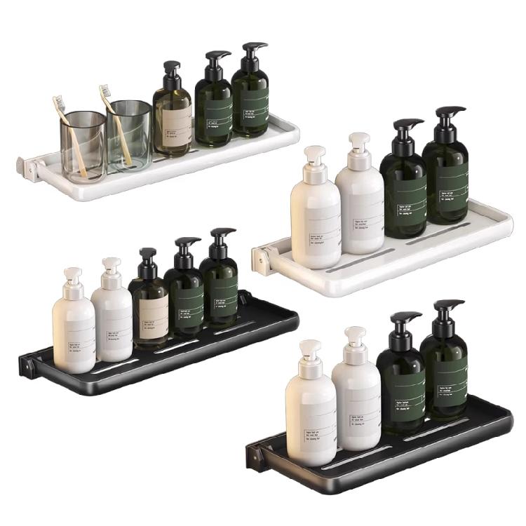 Trailer ABS Foldable Shelf Folding Wall Shelves for Campers, Bathrooms and Kitchens,90 Degree Fold Up,Space Saving