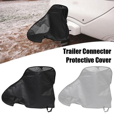 Universal Hitch Cover Trailer Hitch Lock Covers Waterproof Dustproof Tow Hitch Cover For RV Tongue Jack Cover