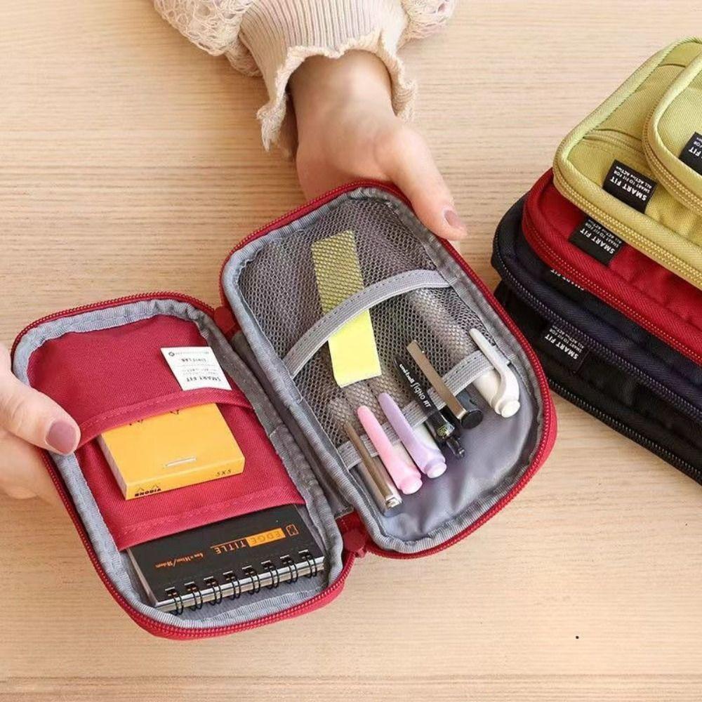 Waterproof Big Pen Holder Large Capacity Stationery & Sundry Bag Pencil Case  for School Students