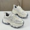 Petite Rhinestone Platform Sneakers - Women's Sporty Casual Spring/Autumn 2025 Style