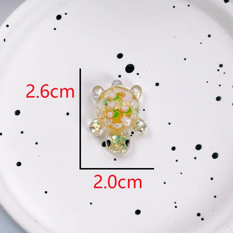 Flashing Resin Luminous Turtle Ornaments - Large & Small DIY Accessories