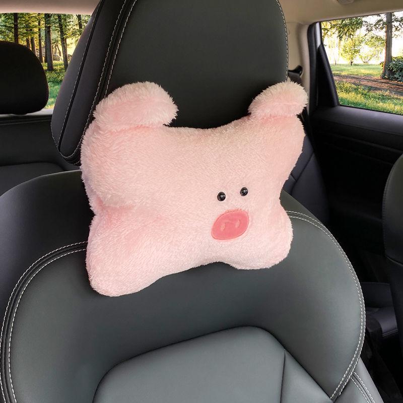 

Cute Cartoon Plush Car Neck and Lumbar Support Pillow