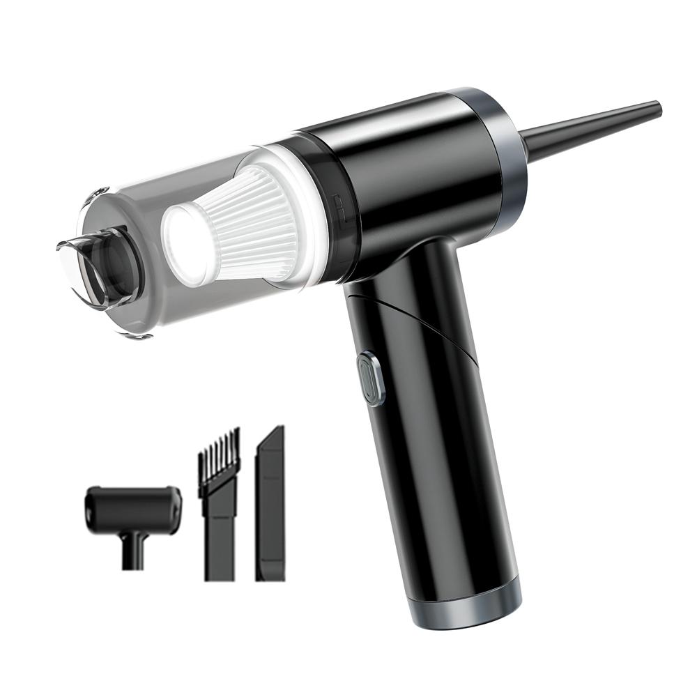 

Автомобільний бездротовий пилосос Multifuncional Inflator 120W High Power Cordless Home Appliance Vacuum чорний