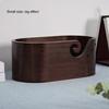 Yarn Bowl Oval Yarn Storage Bowl Handmade Knitting Bowl Wool Yarn Bowl Holder Knitting Accessories for Craft Lovers