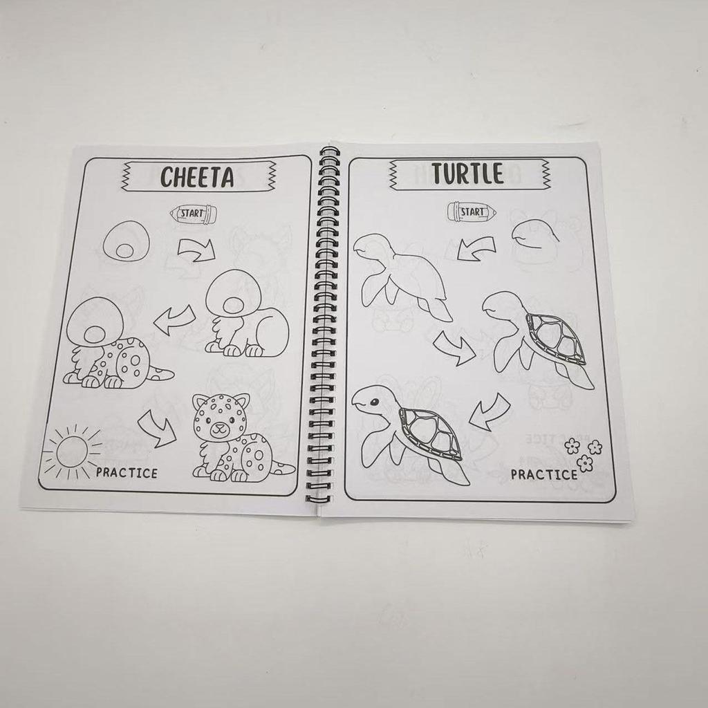 Learn To Draw 300 Cute Animals, Food & Creative Patterns: A Cross-Border Guide