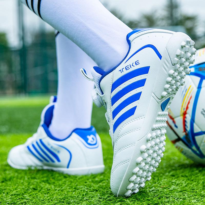 Osobnost Stylové A Pohodlné Chlapci Dívky Tréninkové Herní Tenisky Vnitřní Venkovní Trávník Mladistvý Student Fotbalové Boty 29-39#