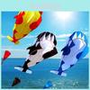 Colorful 3d Soft Cartoon Whale Shape Frameless Kite For Outdoor Sports Fun