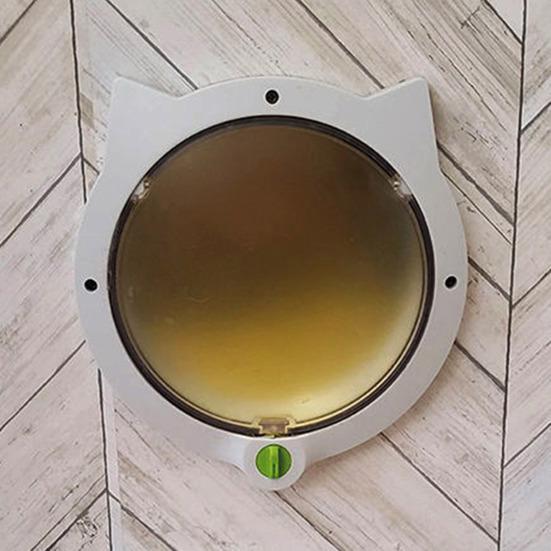 Katzenklappe für den Innenbereich mit 4-Wege-Verriegelung, Haustierklappe für den Innenbereich, Haustier-Privatsphäre-Tür für Katzentoilette und Futterspender