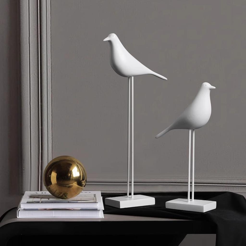 Modern Styles Birds Decorative Ornament for Living Room,Bedroom Office Desktop,Cabinet Small Birds Statues Home Decors