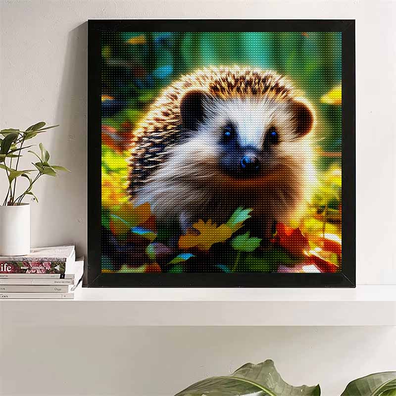 Neuankömmling 5D DIY Vollkreis Diamantmalerei "Igel" Stickerei Kreuzstich Heimdekor Geschenk