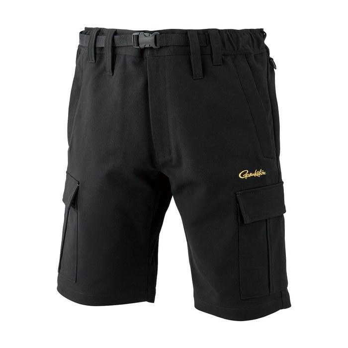 Gamakatsu Fishing Shorts (Cargo Type) GM3771 Black x Gold 5L