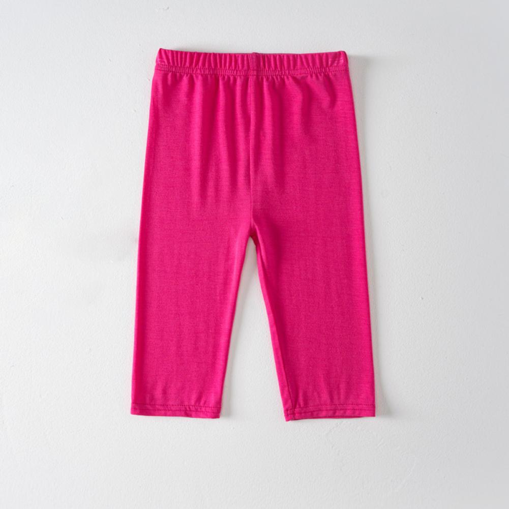 Dziecięce spodenki ochronne dla dziewczynek, elastyczne, w jednolitym kolorze