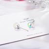 Multicolor Crystals Ball Earrings Stud Earrings for Women Girls Sensitive Ears Vintge Ear Jewelry for Women Girl Gift