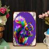 Retro Metal Sign Cute Pets Wall Decor Tin Plate Art for Living Room Bar Cafe
