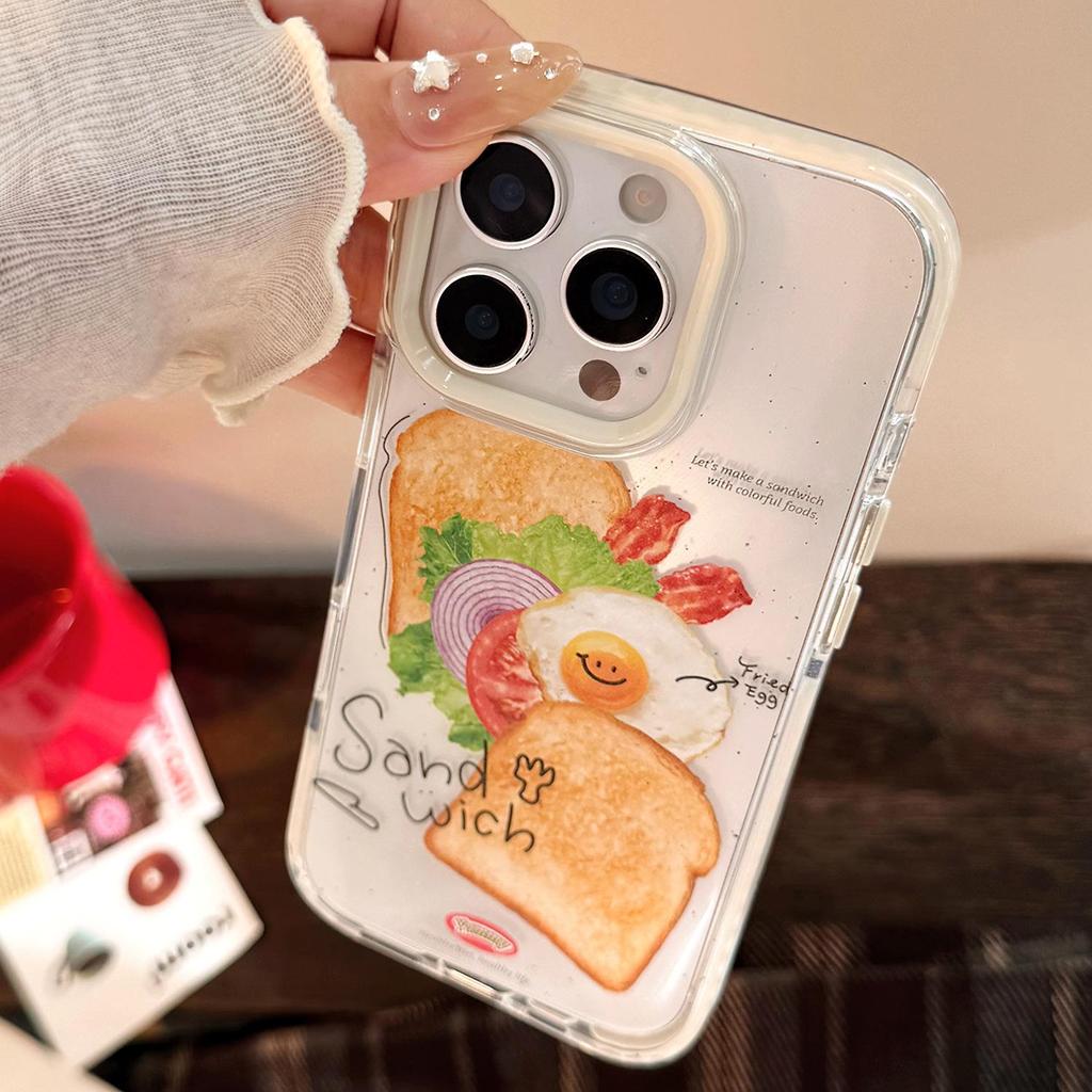 Kreative Speckbrot-Handyhülle passend für Apple-Handys