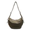 Popular Canvas Bag Women 2026 New Commuter Versatile Casual Messenger Bag To Work Large Capacity Shoulder Bag