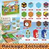 Creative Magnetic Adventure Building Blocks Set ABS Material STEM Educational Toys for Kidsideal Christmas Birthday Gifts