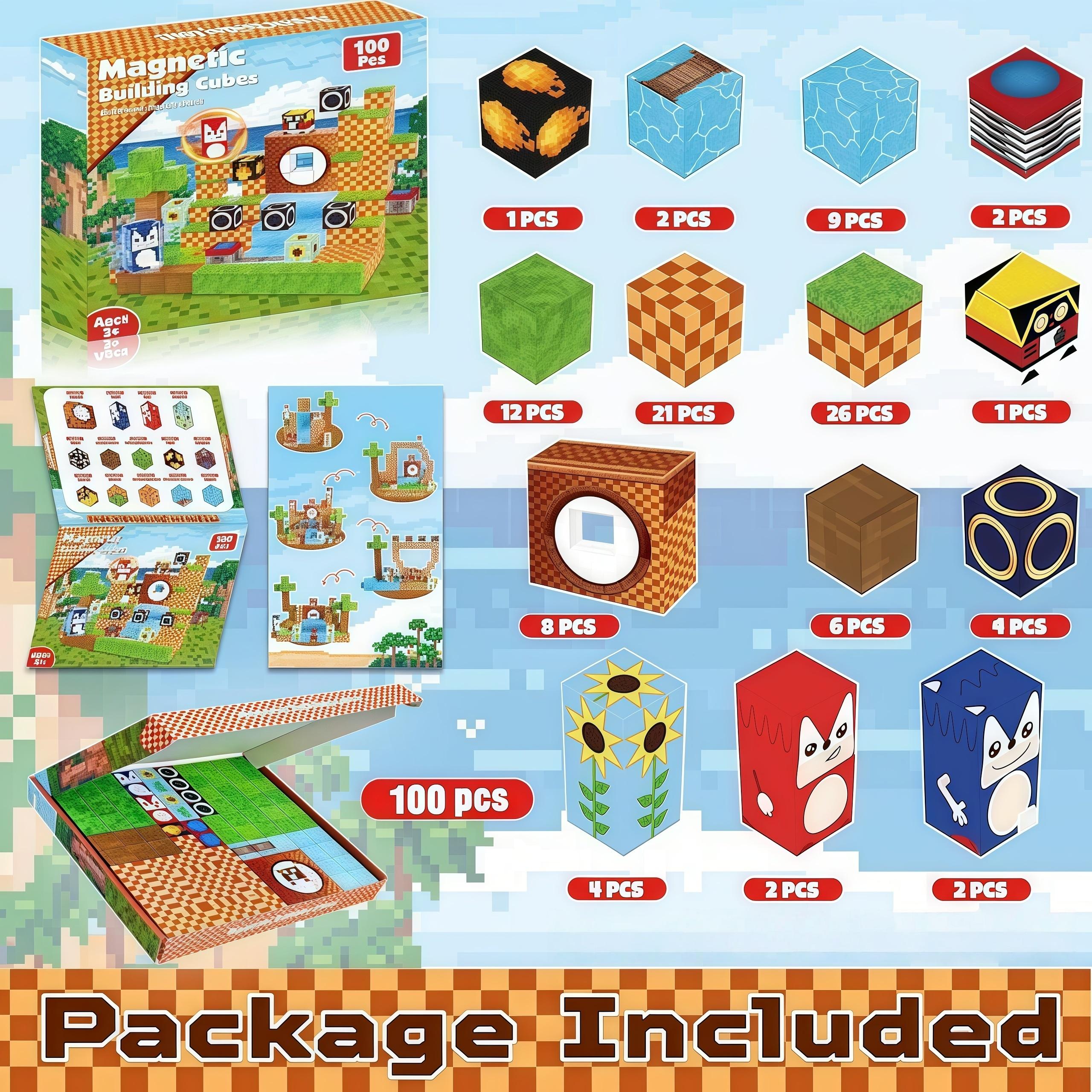 Non-Toxic Creative Magnetic Adventure Building Blocks Set Abs Material Stem Educational Toys For Kidsideal Christmas Birthday Gifts