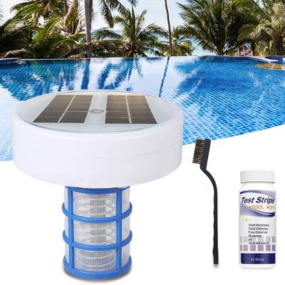 Solar Pool Ionizer Pool Purifier with RGB Light Floating Pool Cleaner Long Lasting Water Cleaner Purifier for Up To 35000 Gallon