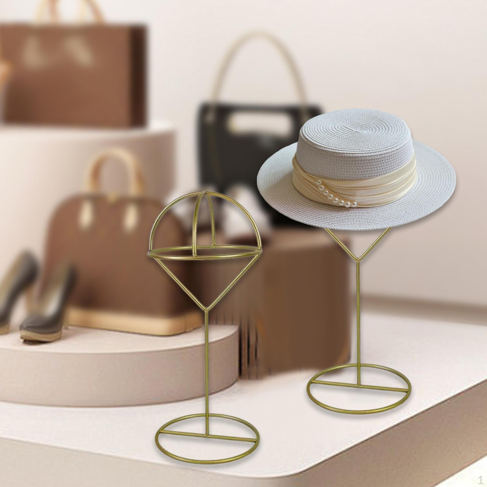 

Подставка для кепок Стойка для демонстрации шляп Простая куполообразная конструкция Многоцелевой держатель для декора Хранение Gold and L