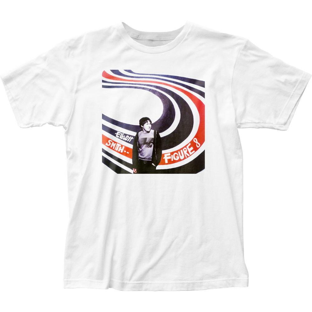 Elliott Smith Figure 8 T Mens T-shirt Rock and Roll Music Band Tee New White S
